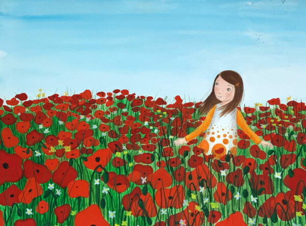 Illustration originale "Coquelicot"