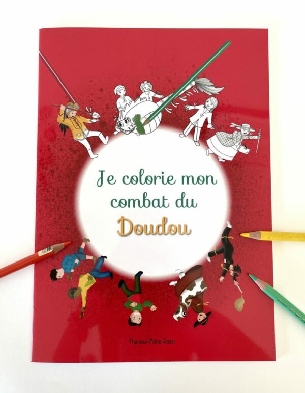 Livre à colorier "Je colorie mon combat du Doudou"