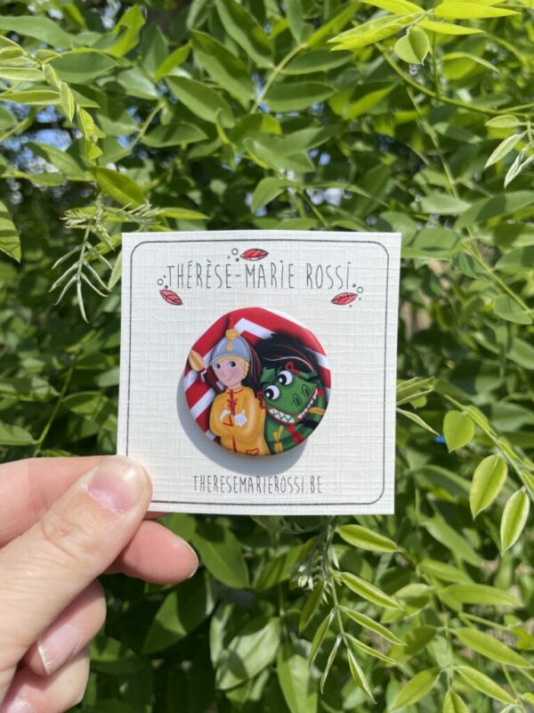 Badge "Duo Saint-Georges et Dragon"