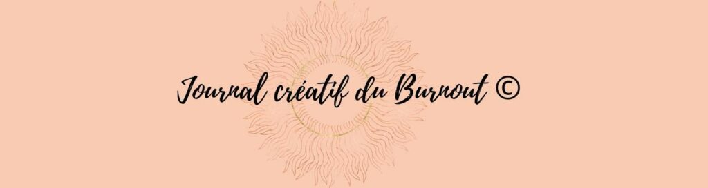 journal créatif du burn out