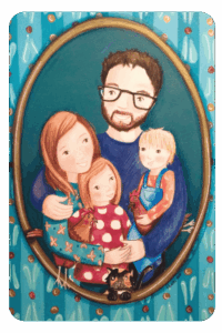 therese-marie-rossi-illustration-portrati personnalisé