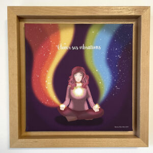 Cadre "Élever ses vibrations"